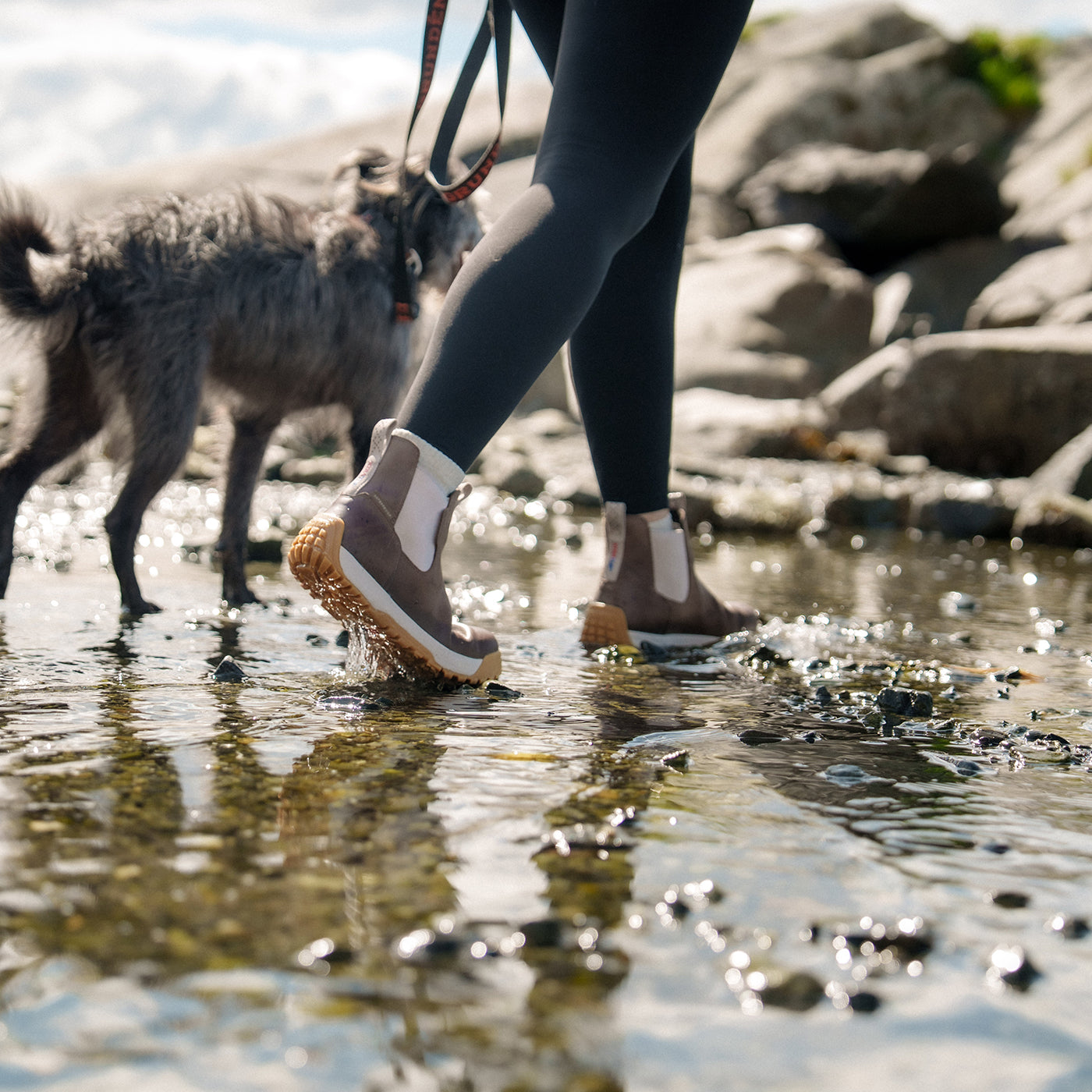 Women's Leather Ankle Deck Boot - Image 2