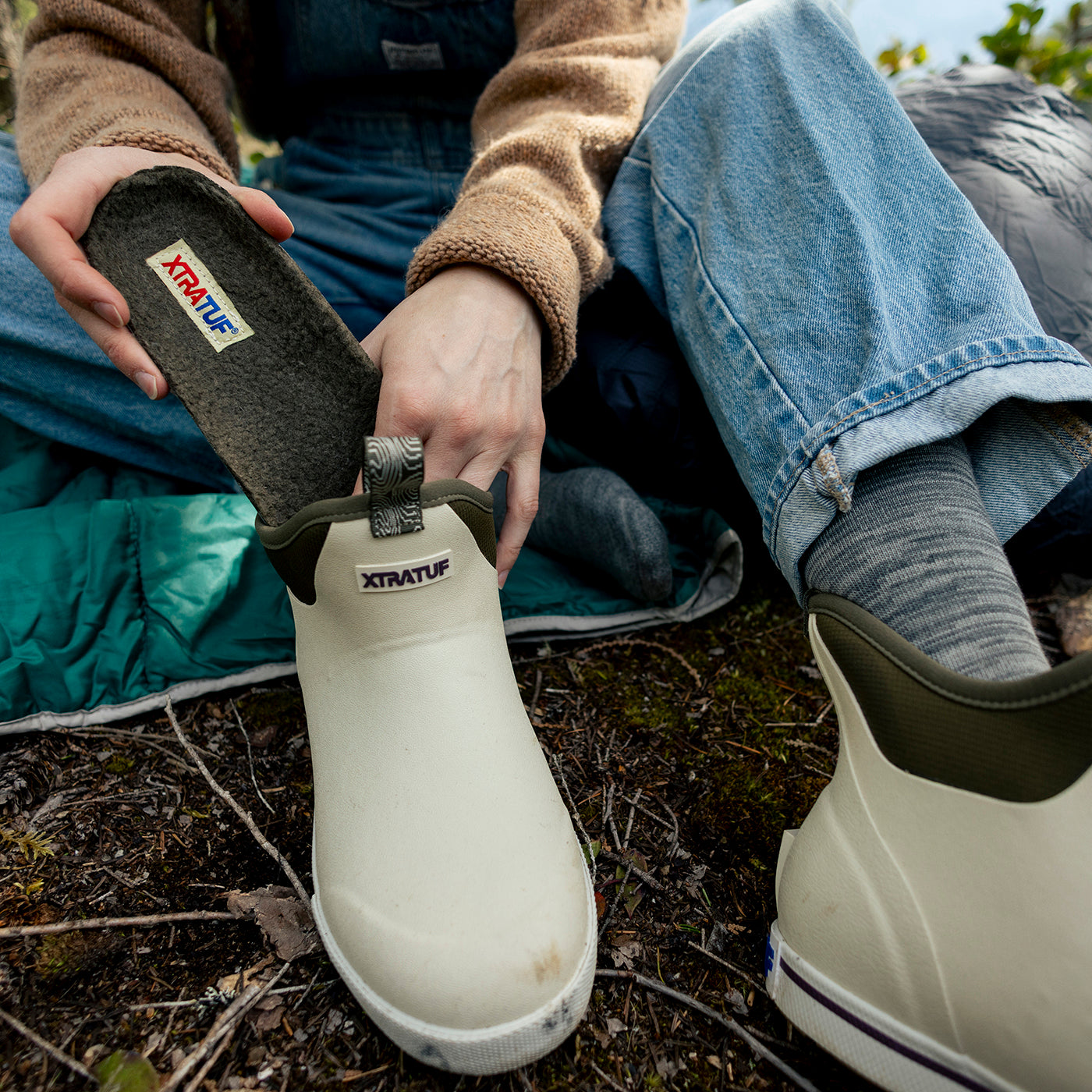 Women's Camp Fleece Lined Ankle Deck Boot - Image 2
