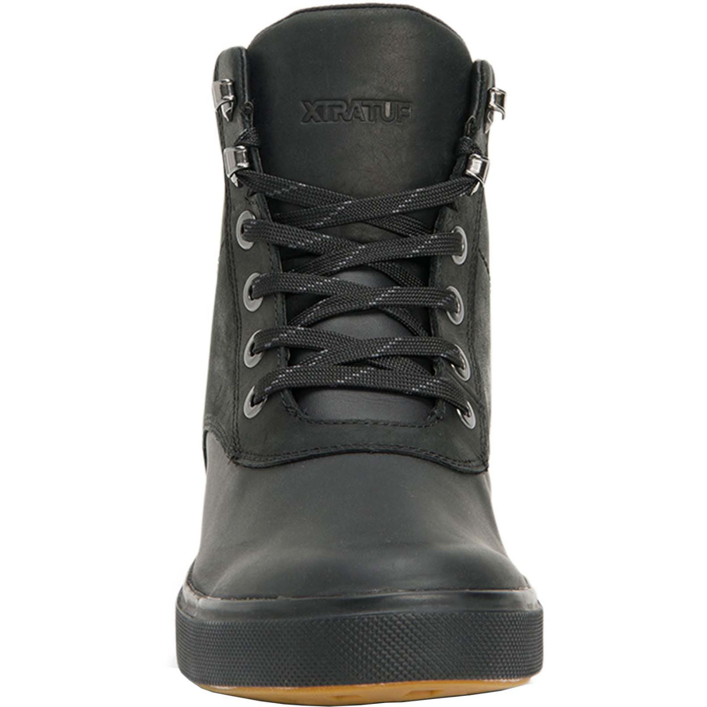 Men's Leather Lace Ankle Deck Boot - Image 4