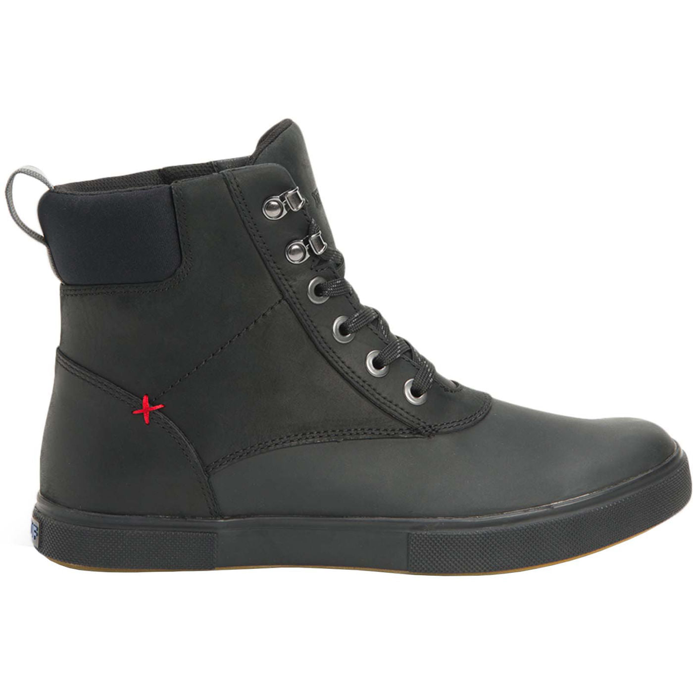 Men's Leather Lace Ankle Deck Boot - Image 3