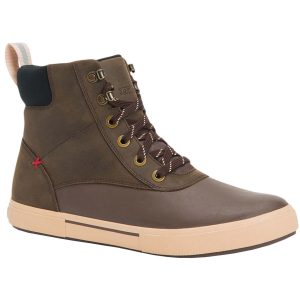 Men's Leather Lace Ankle Deck Boot