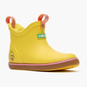 Sesame Street Kids' Fleece Lined Ankle Deck Boot