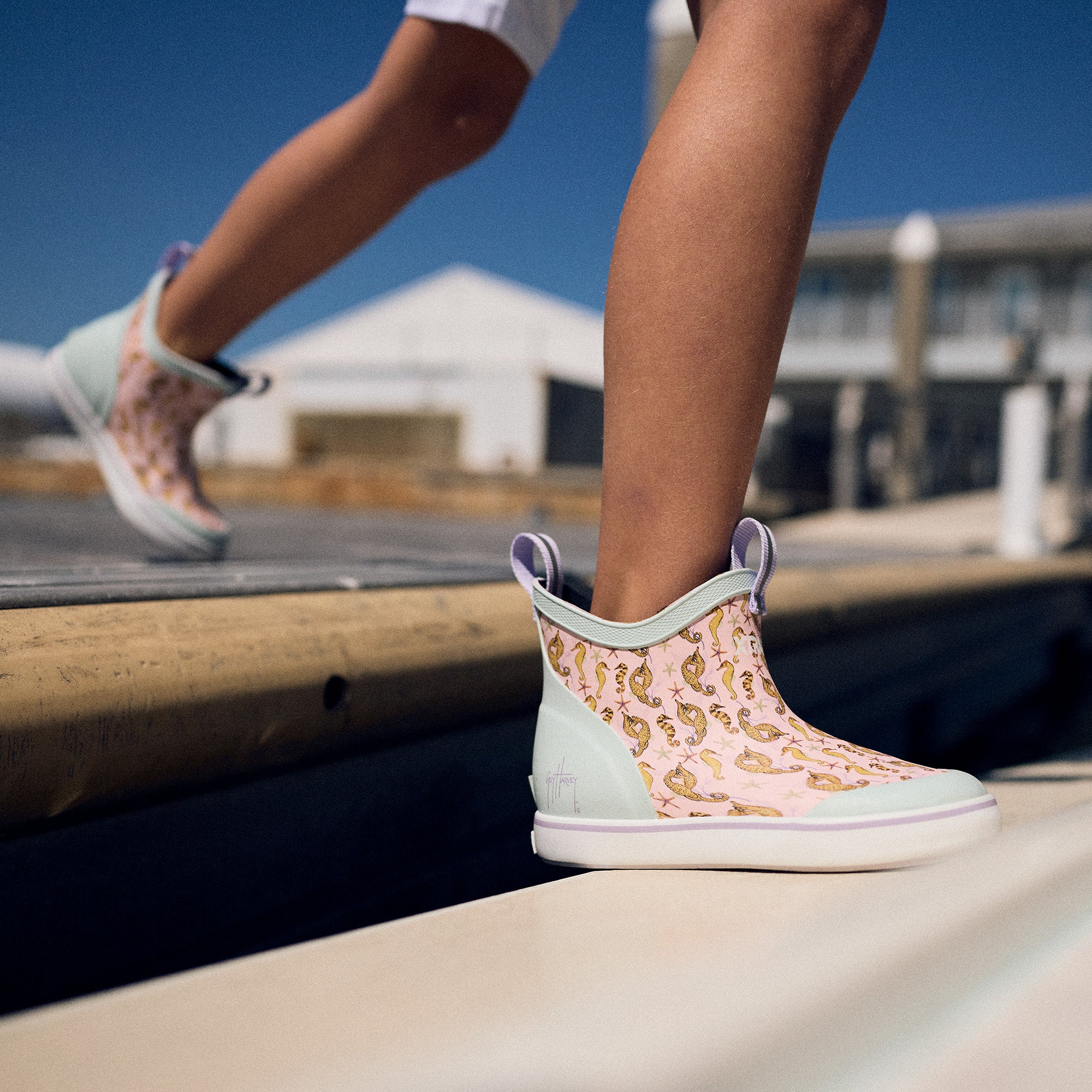 Big Kids Ankle Deck Boot Guy Harvey - Image 2