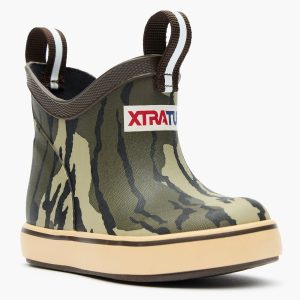 Kids' Mossy Oak® Bottomland Ankle Deck Boot
