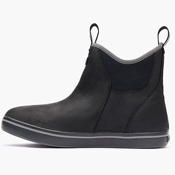 Women's Leather Ankle Deck Boot - Image 3