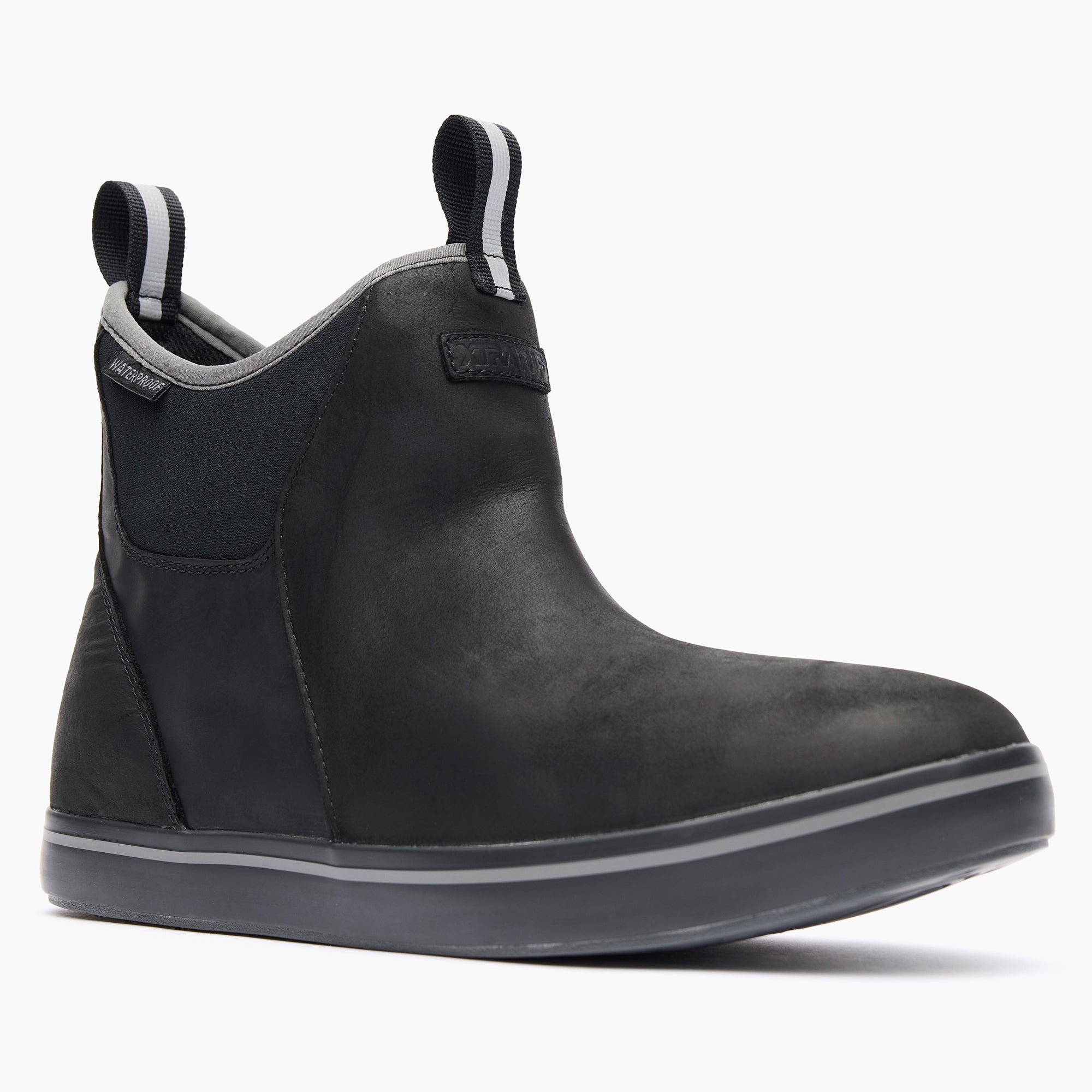 Women's Leather Ankle Deck Boot
