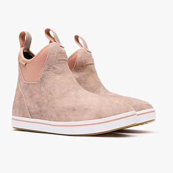 Women's Leather Ankle Deck Boot - Image 7