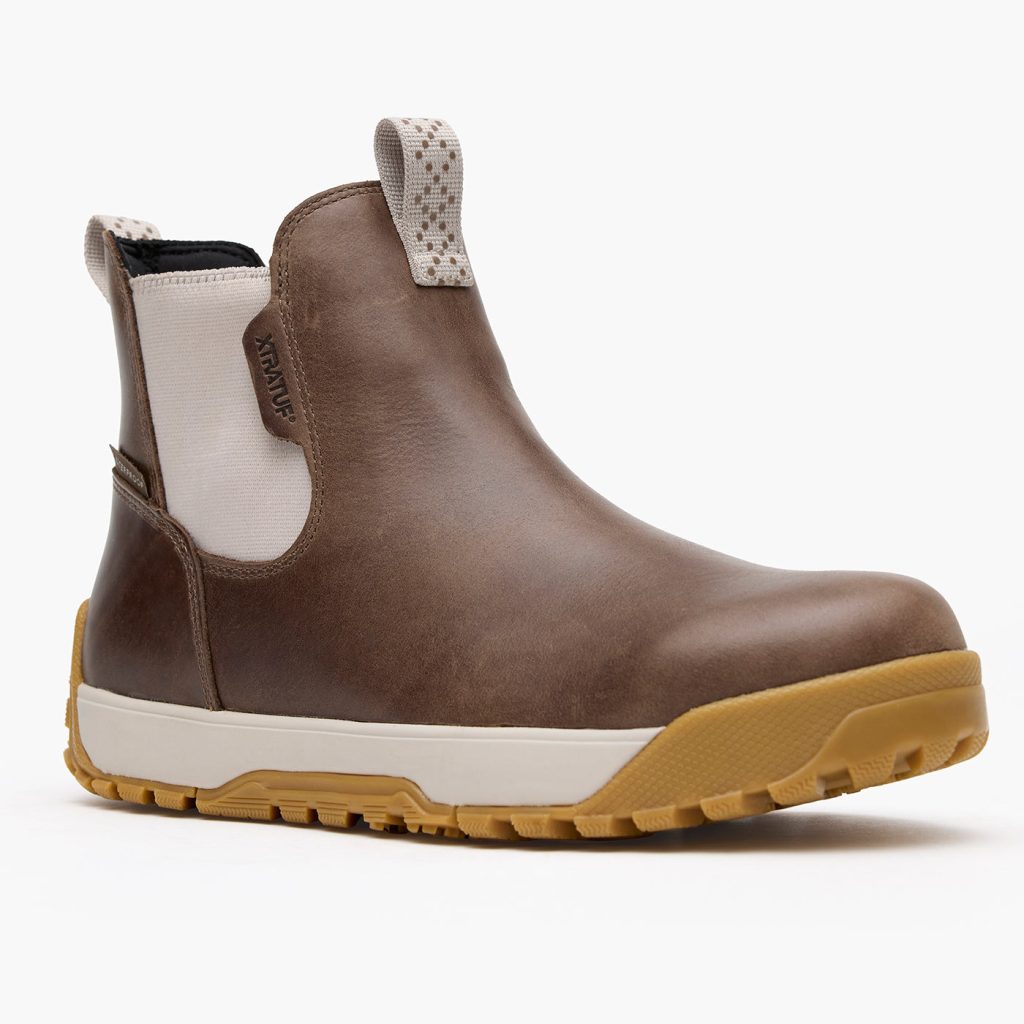 Women's Leather Ankle Deck Boot