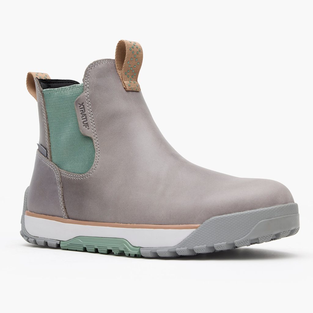 Women's Leather Ankle Deck Boot